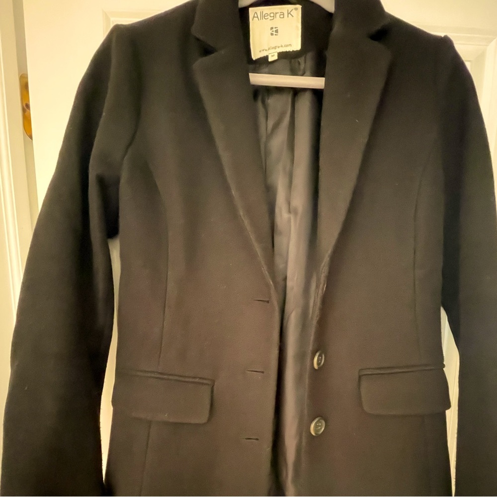 Black blazer size medium . Lined